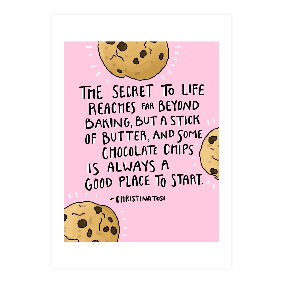 Christina Tosi Art Print  (Print Only)