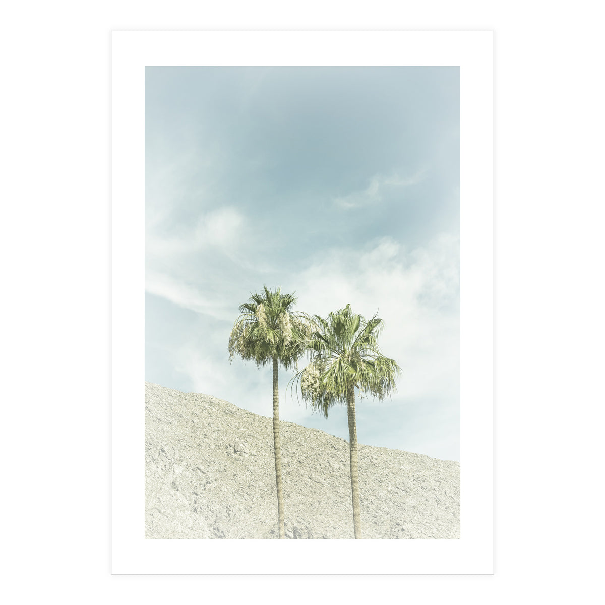 Palm Trees in the desert | Vintage (Print Only)