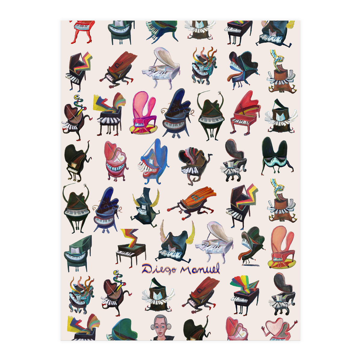 Pianos Pianos (Print Only)