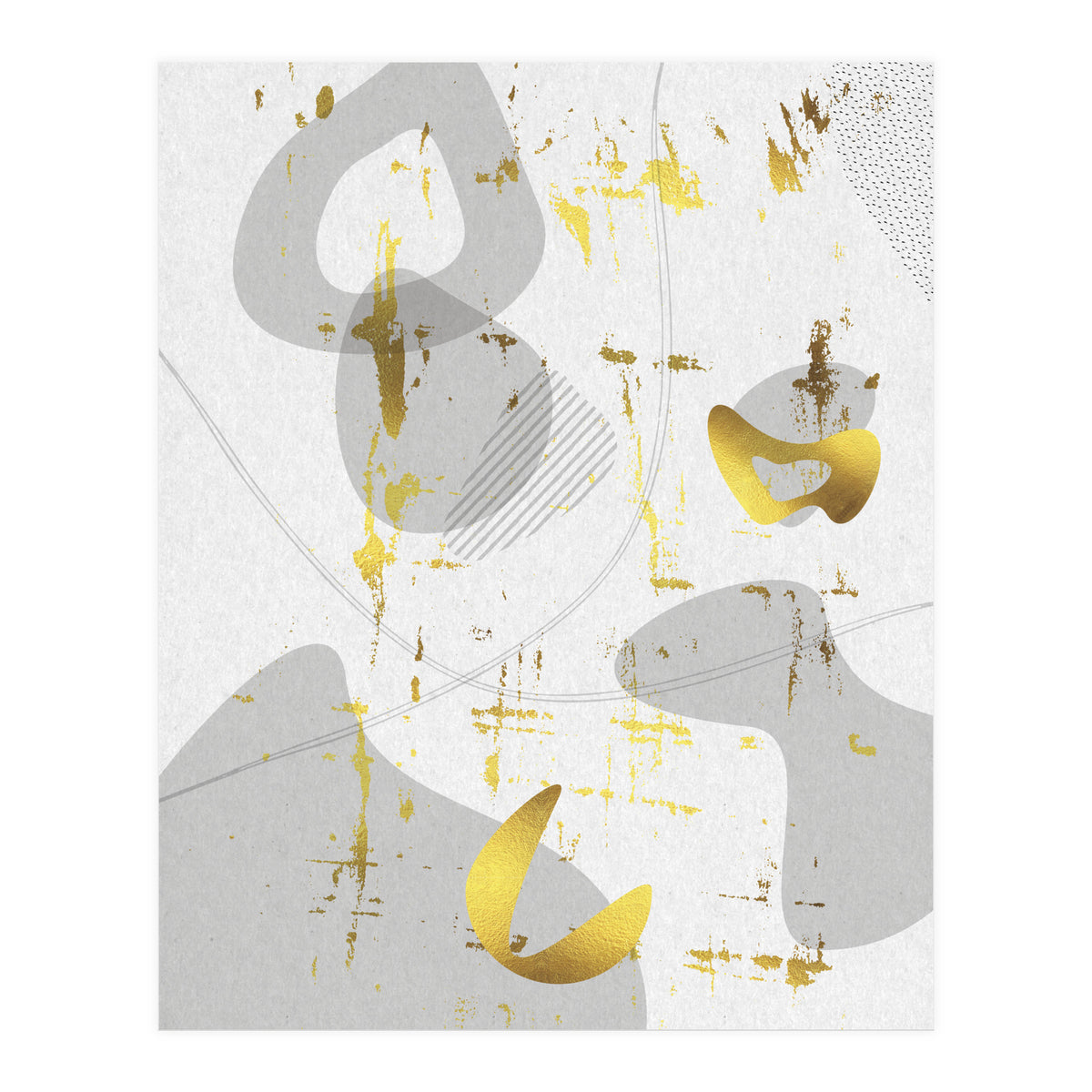 Mid-Century Vintage No. 3 | gold (Print Only)