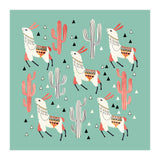 Llama In Green Desert (Print Only) thumbnail