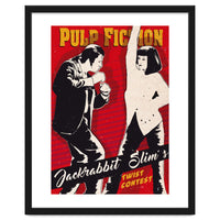 Twist dance Pulp Fiction movie poster