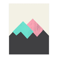 Pastel Mountains I (Print Only)