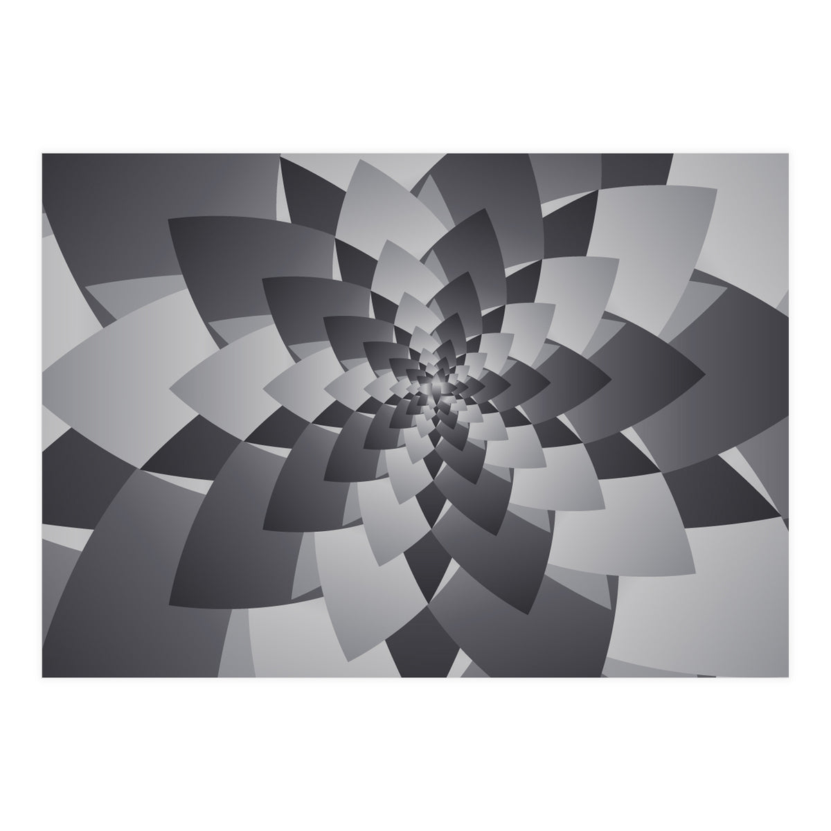 Fractal Black  (Print Only)