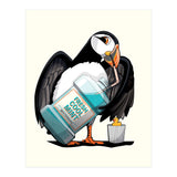 Puffin using Mouthwash (Print Only) thumbnail