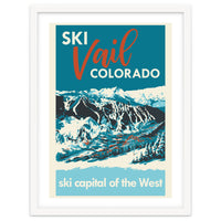 Vintage Vail ski poster