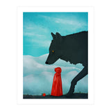 Red And Wolf (Print Only) thumbnail
