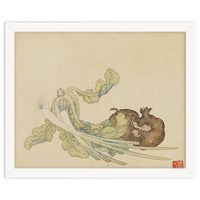 Wang Chengyu ~flowers, Vegetables, Pomegranates, Onions, Chinese Cabbage, Vegetables