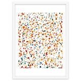 Tan Terrazzo | Eclectic Quirky Confetti Painting | Celebration Colorful Boho Happy Party Graphic thumbnail