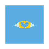 Heart Eye - BLUE (Print Only) thumbnail