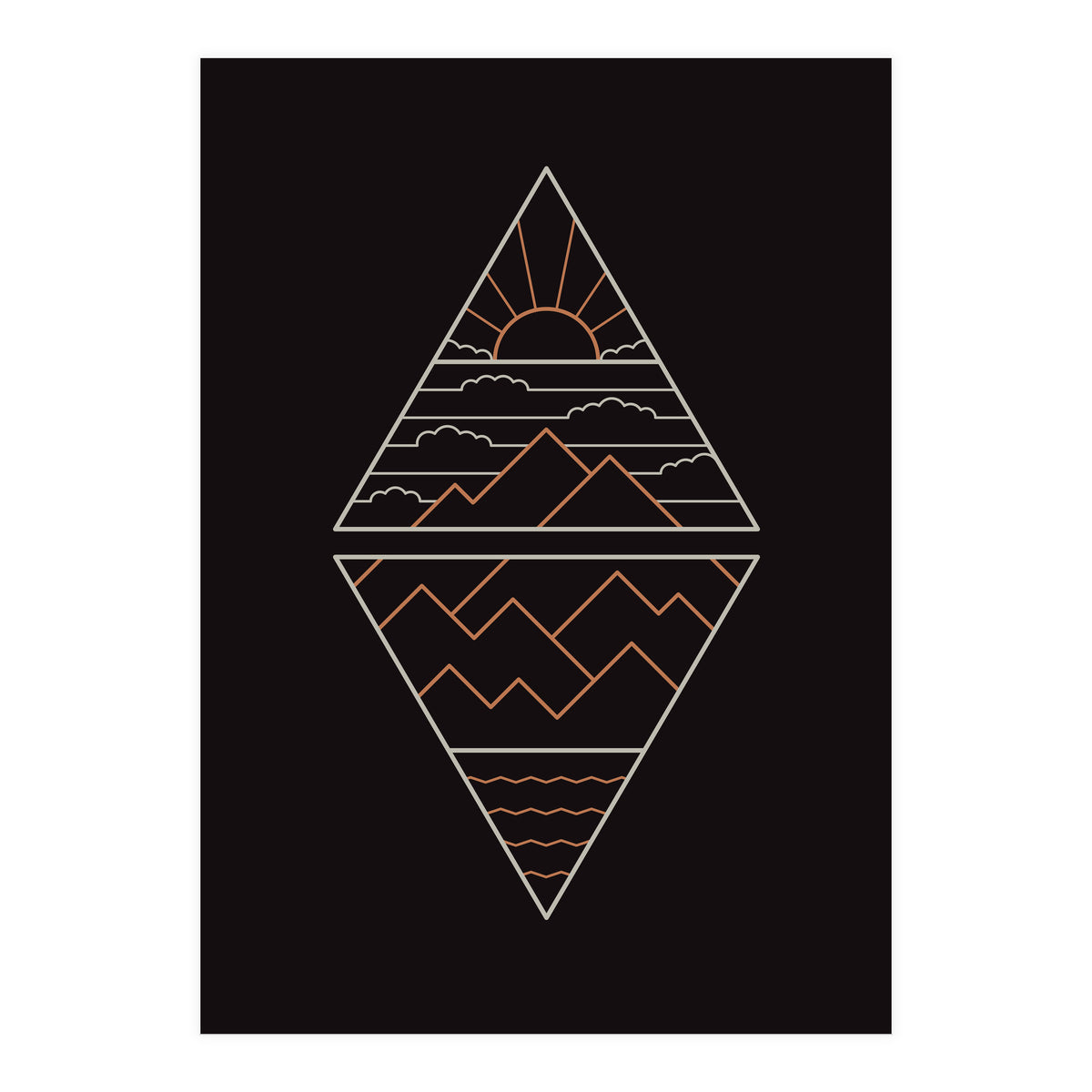 Earth, Air, Fire & Water (Print Only)