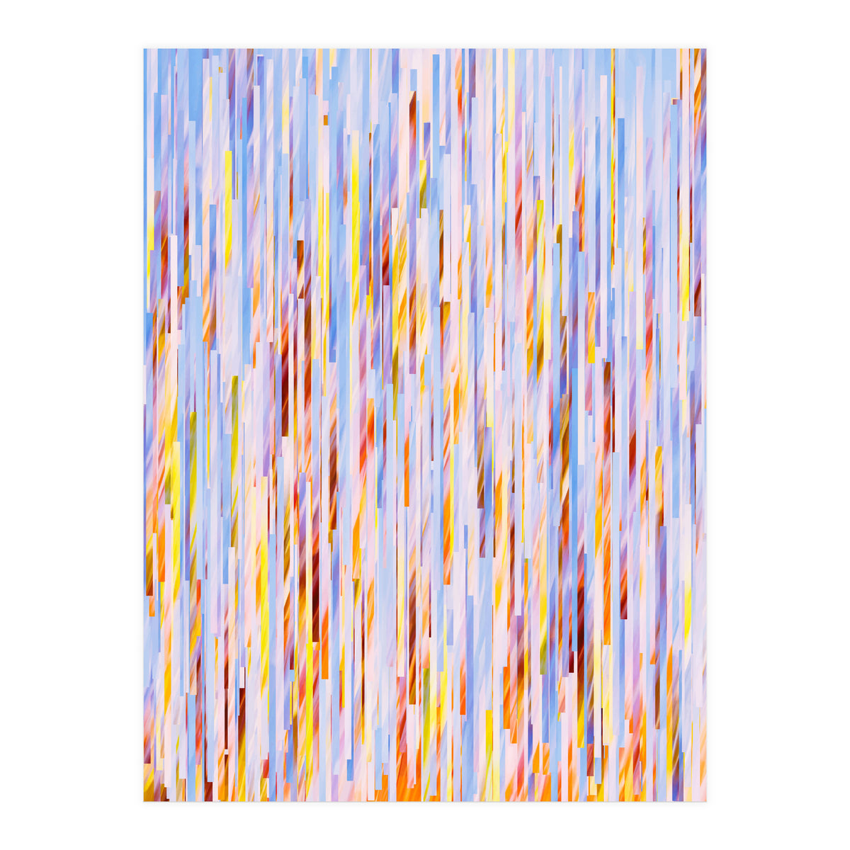 Urban Living | Abstract Geometric Shapes Digital Painting | eclectic Modern Contemporary Boho Chic (Print Only)