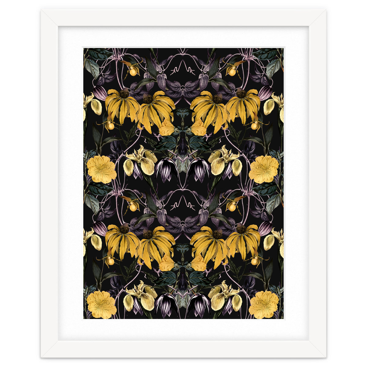 Nocturnal botanical garden kaleidoscope