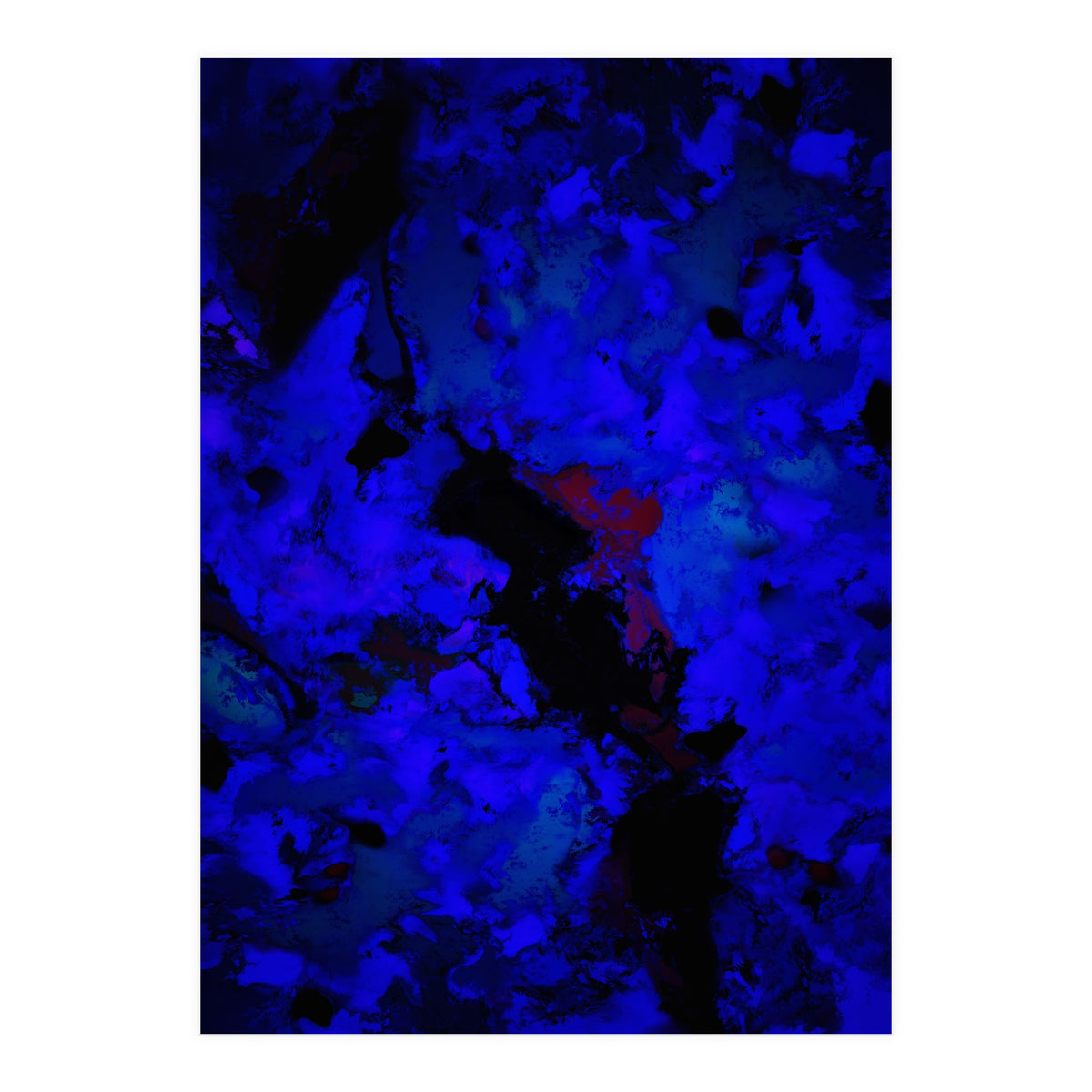 A Dark Blue Crash (Print Only)
