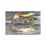Yacht painting art watercolor (Print Only) thumbnail