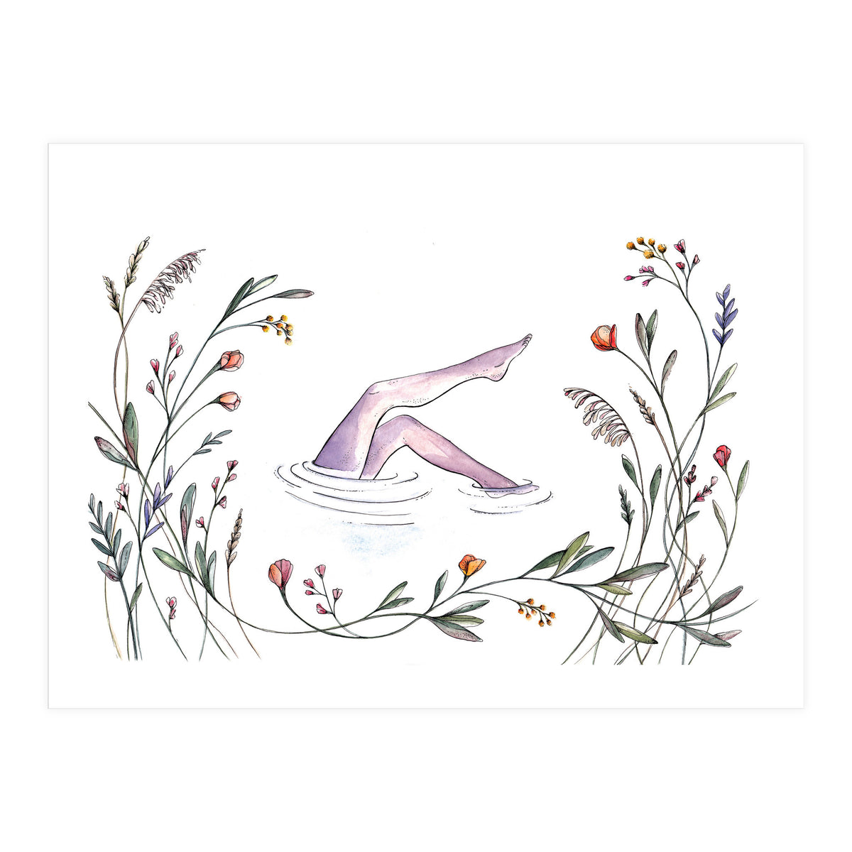 Relaxing (Print Only)