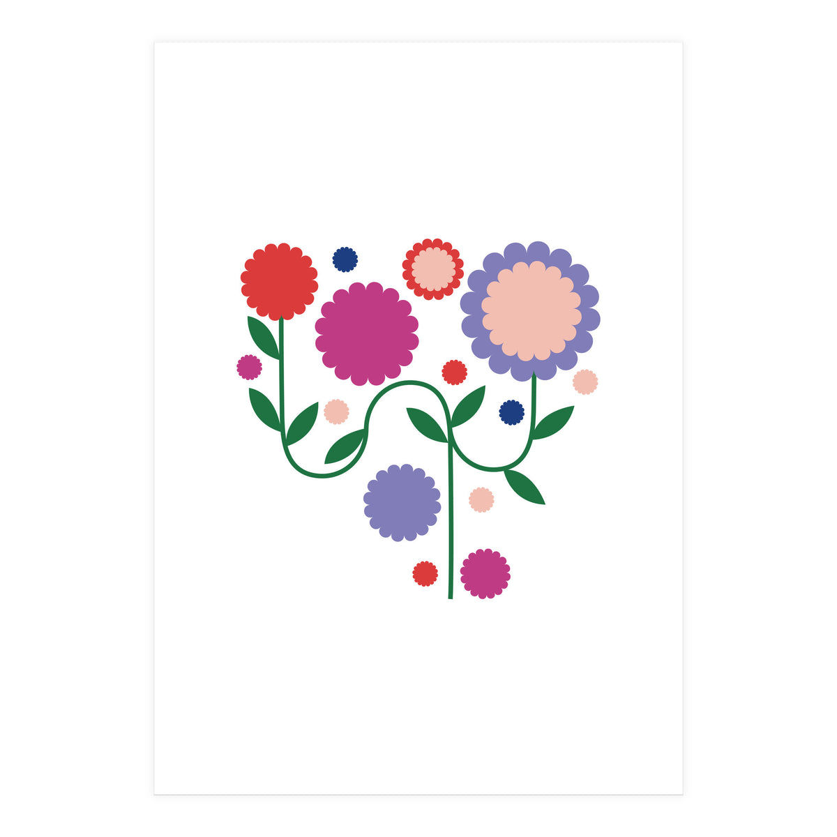 Colorful flowers (Print Only)