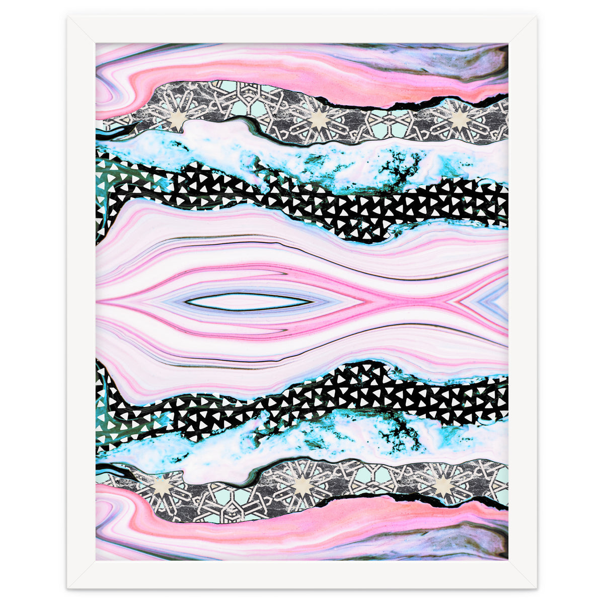 Abstract shapes of marble and patterns