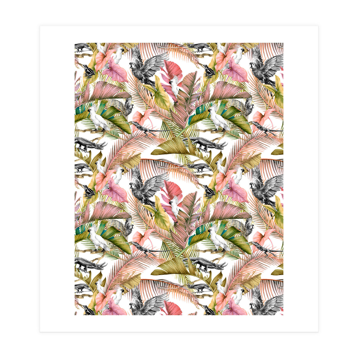 Paradise in the pink jungle (Print Only)