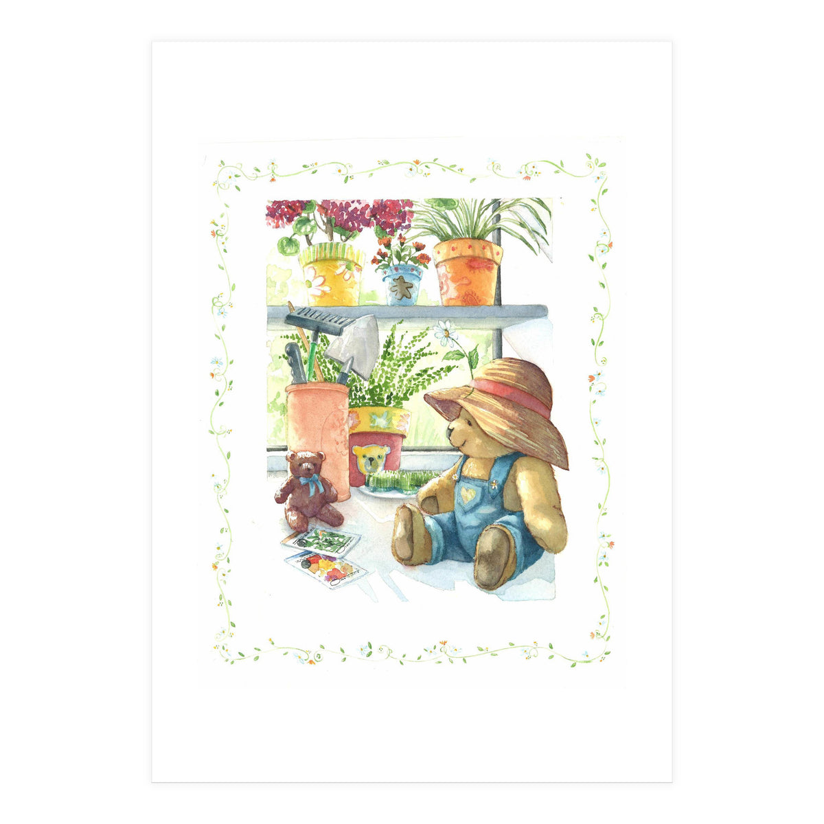 Garden Bear (Print Only)