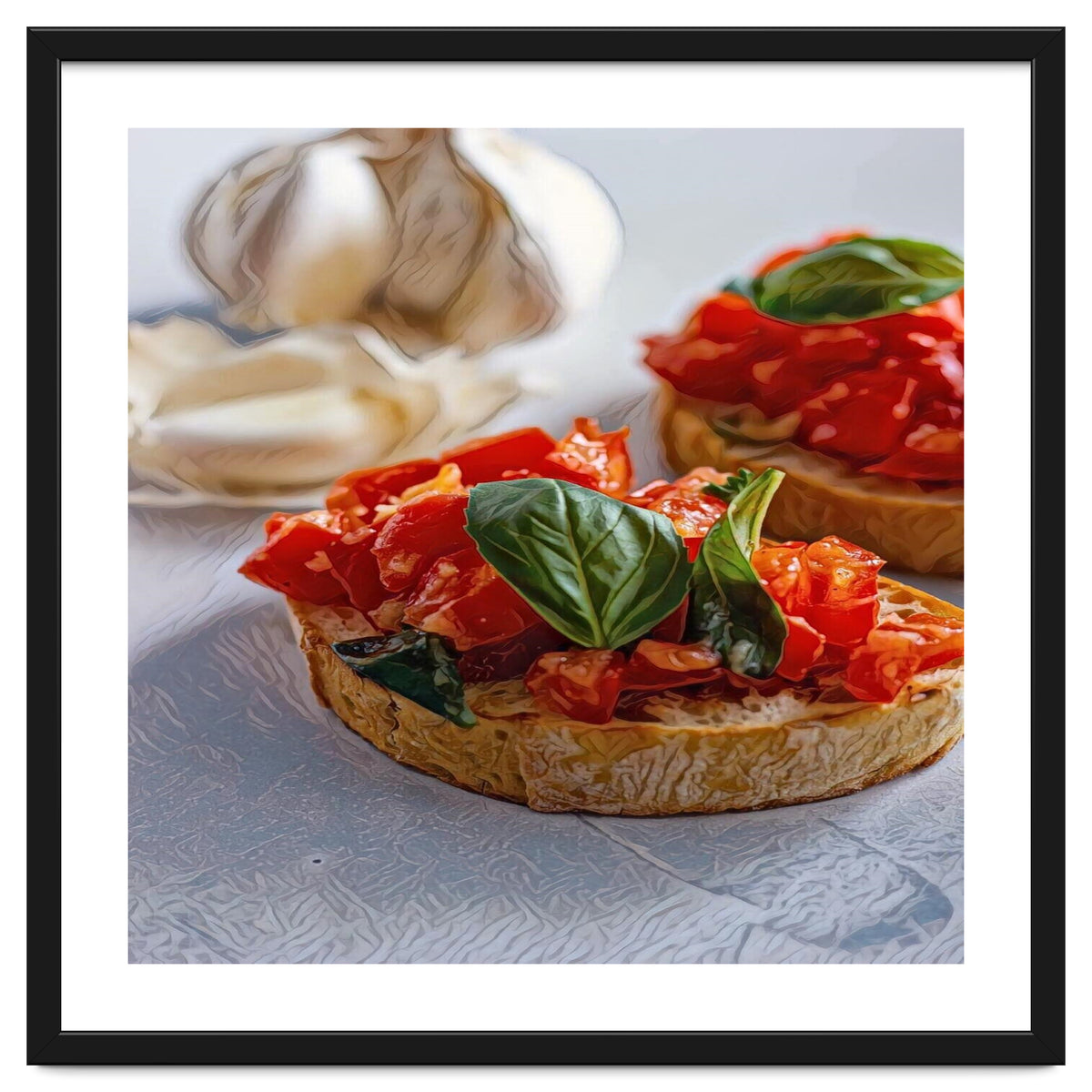 Beautiful Bruschetta Italian Food