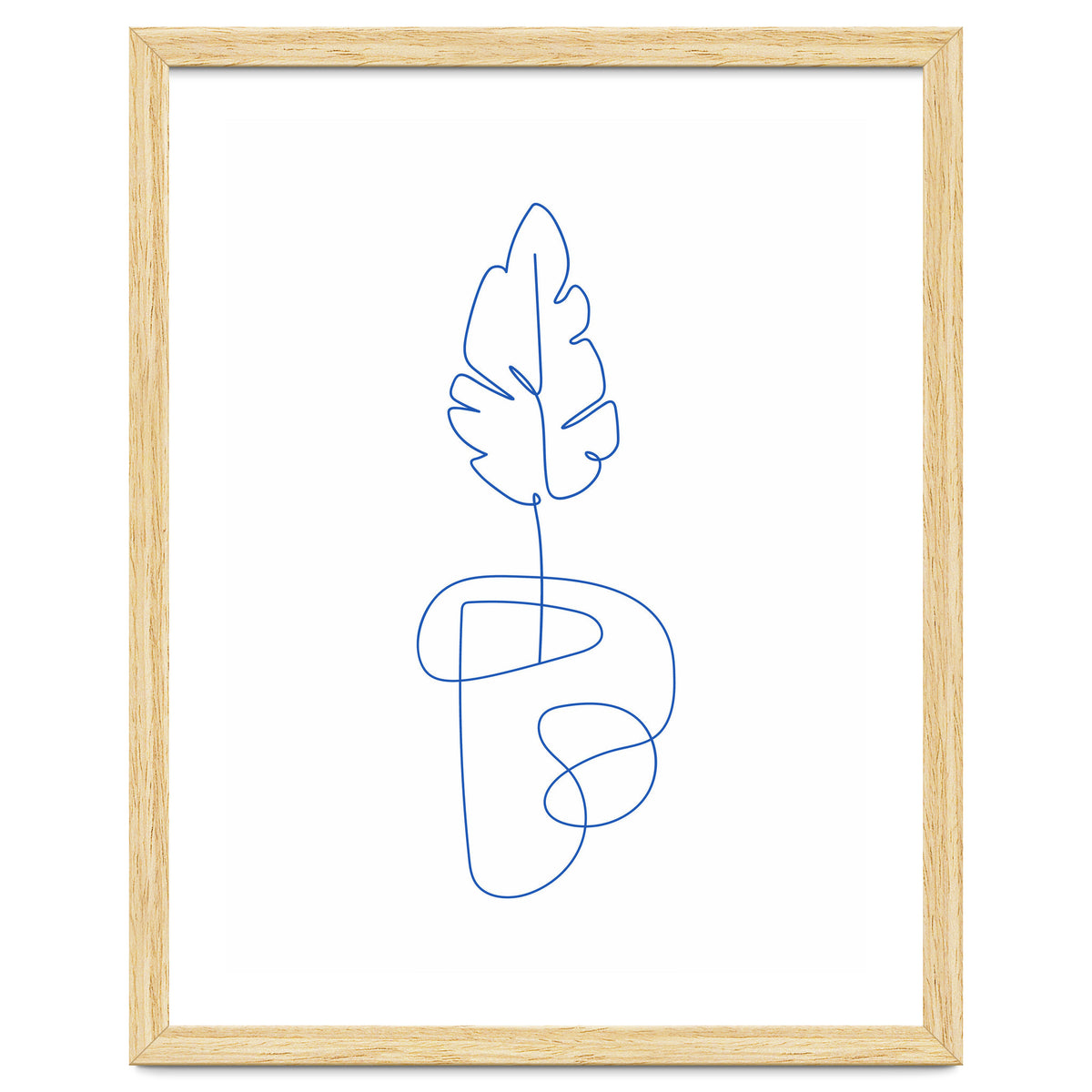 One Line Art Botanical