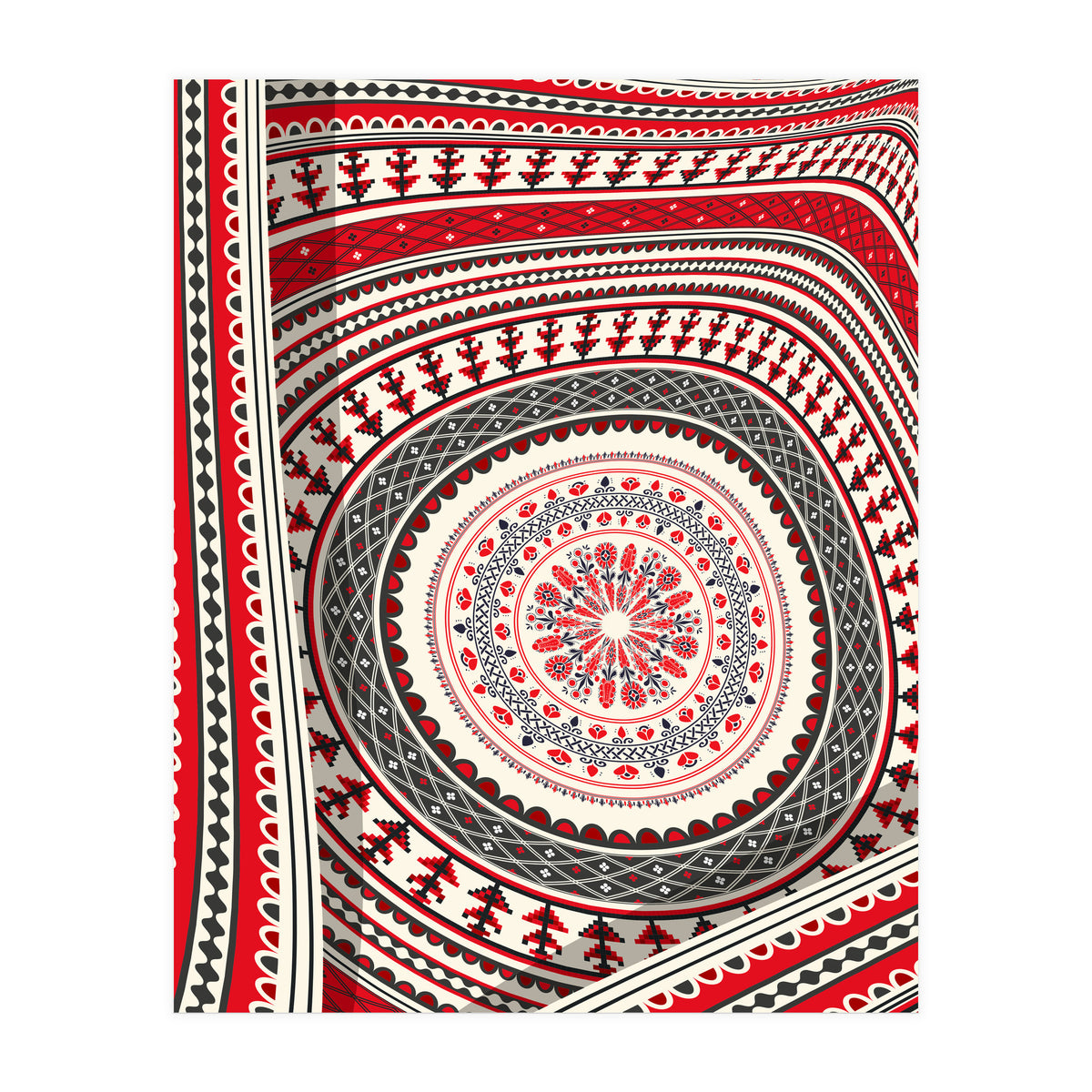 Romanian embroidery background 18 (Print Only)