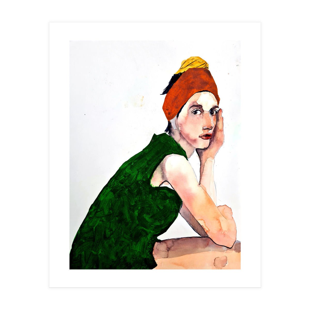 Untitled #86 - Woman in green (Print Only)