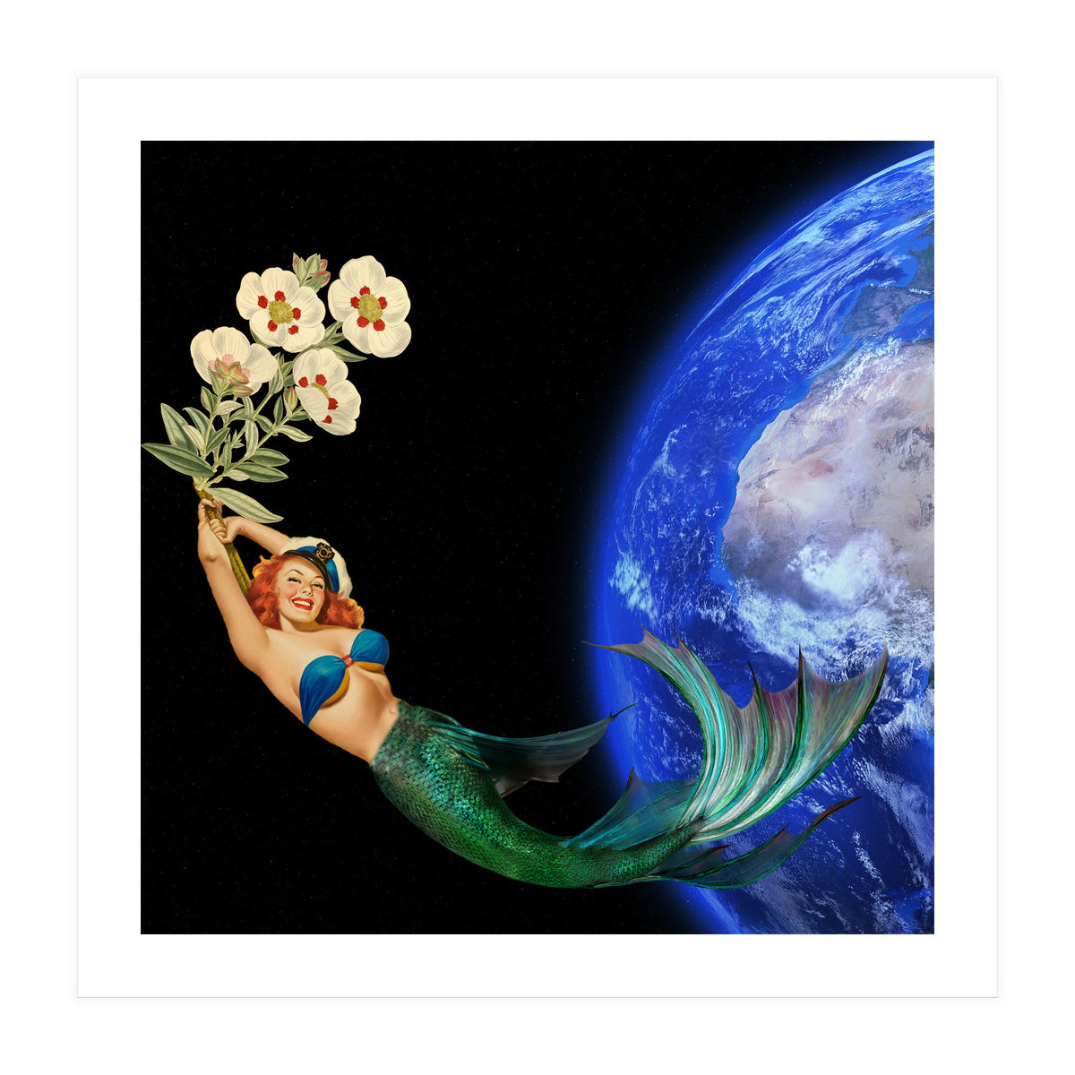 Swimming Away Earth  (Print Only)