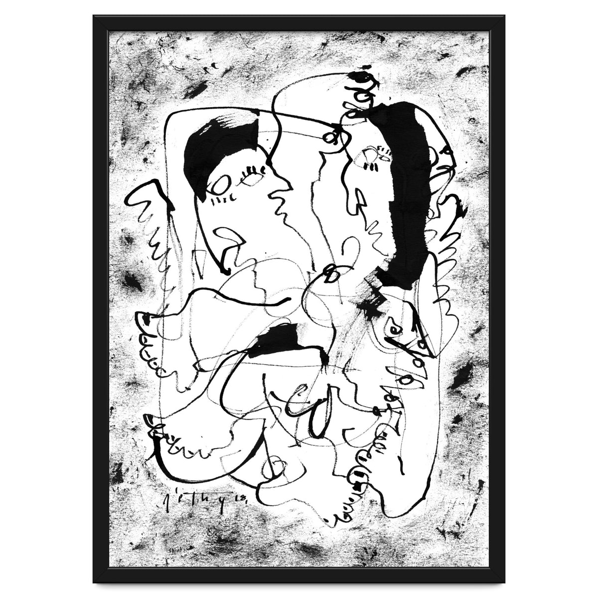 Dancing Forever - b&w