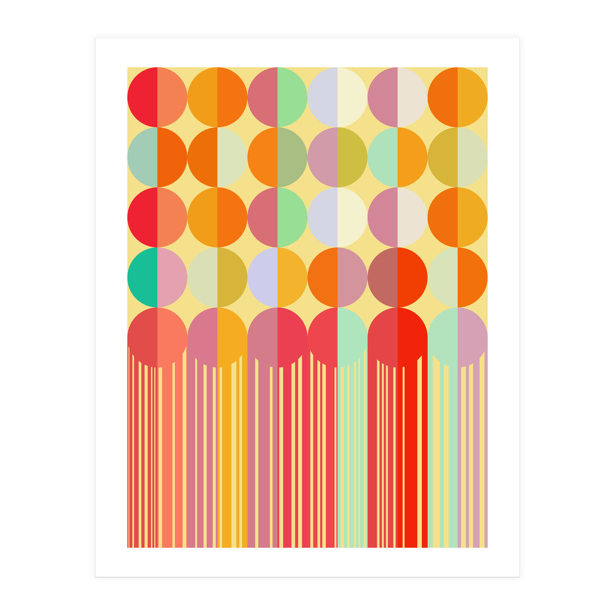 Pattern with circles I (Print Only)