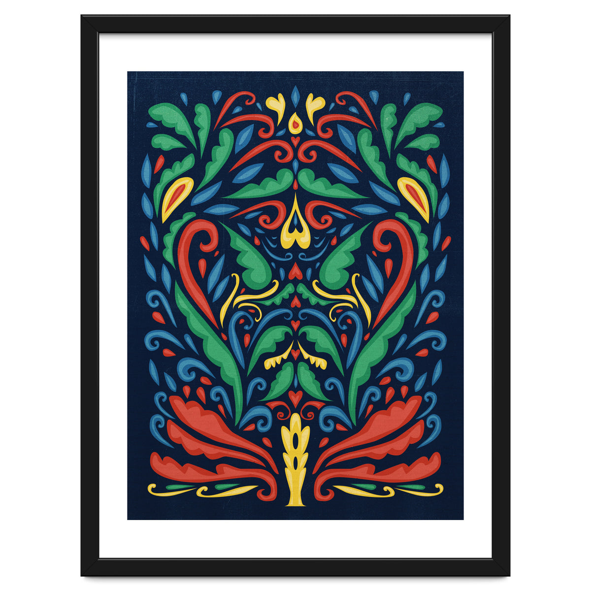 Art Nouveau Folk Art Style
