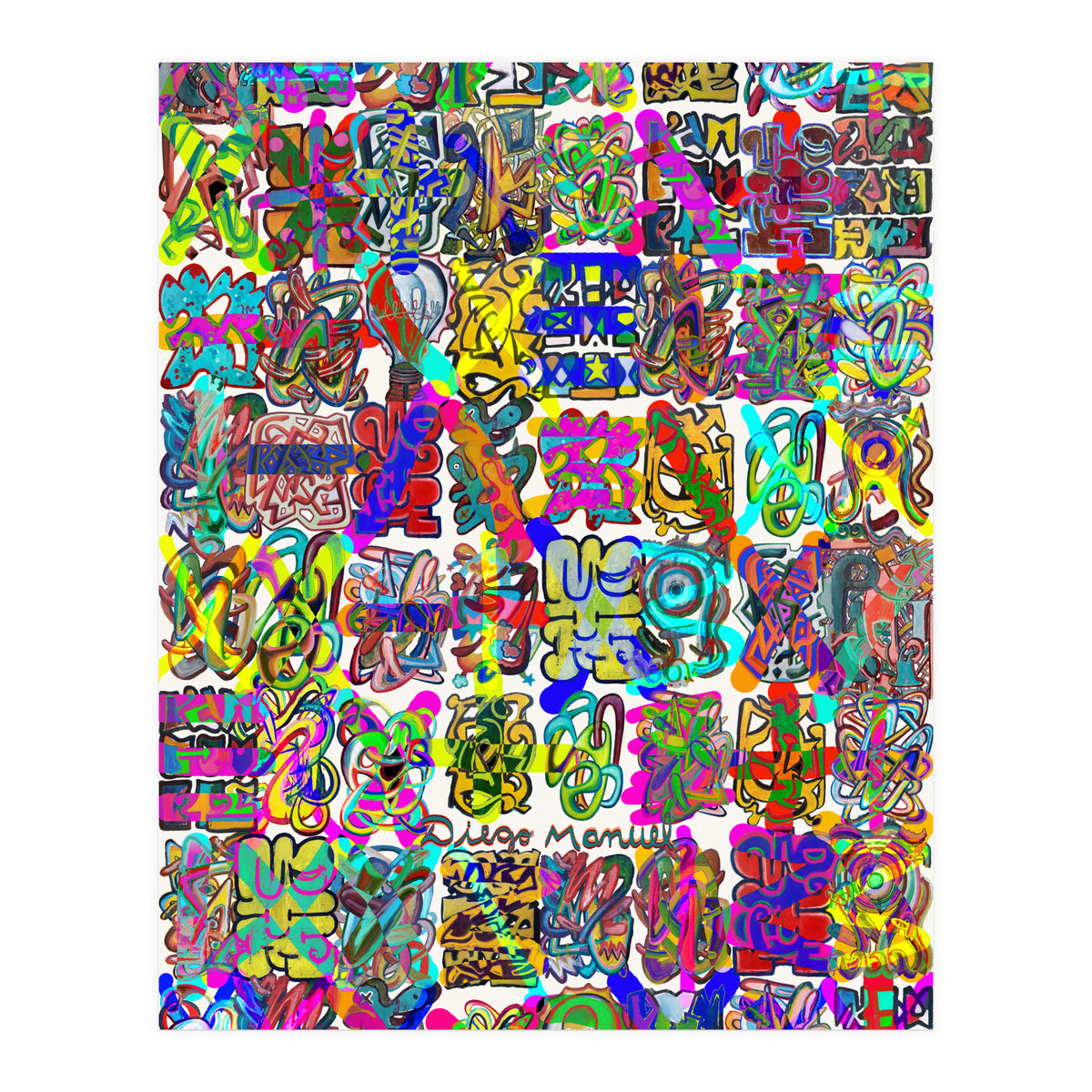 Graffitis 2021 Tapiz 105 (Print Only)
