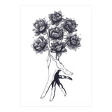 Hand With Lotuses (Print Only) thumbnail