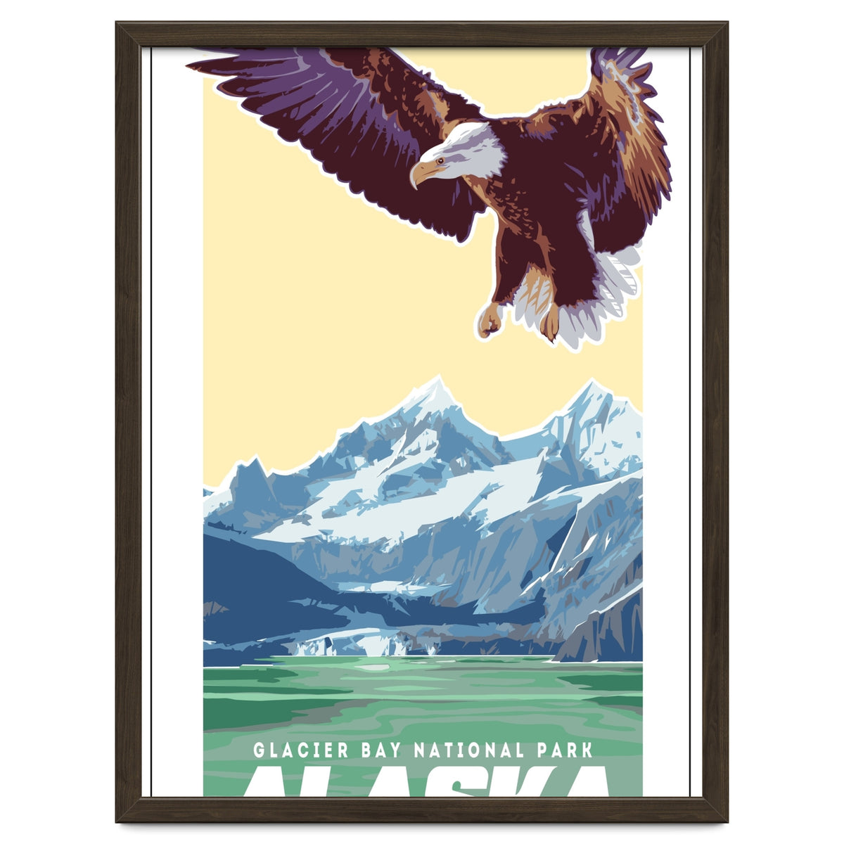 Alaskan Eagle Poster