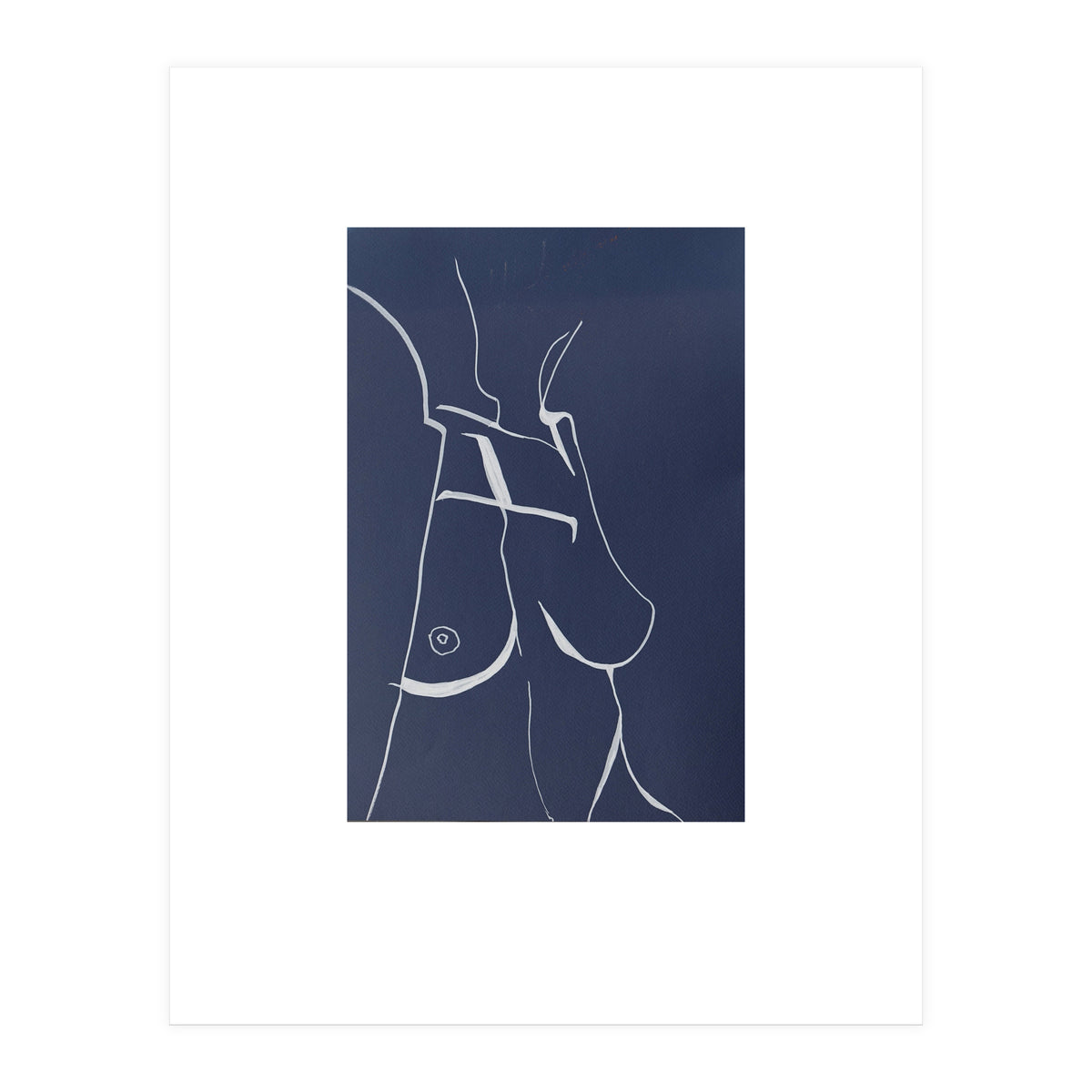 Topless Lady No 2 (Print Only)