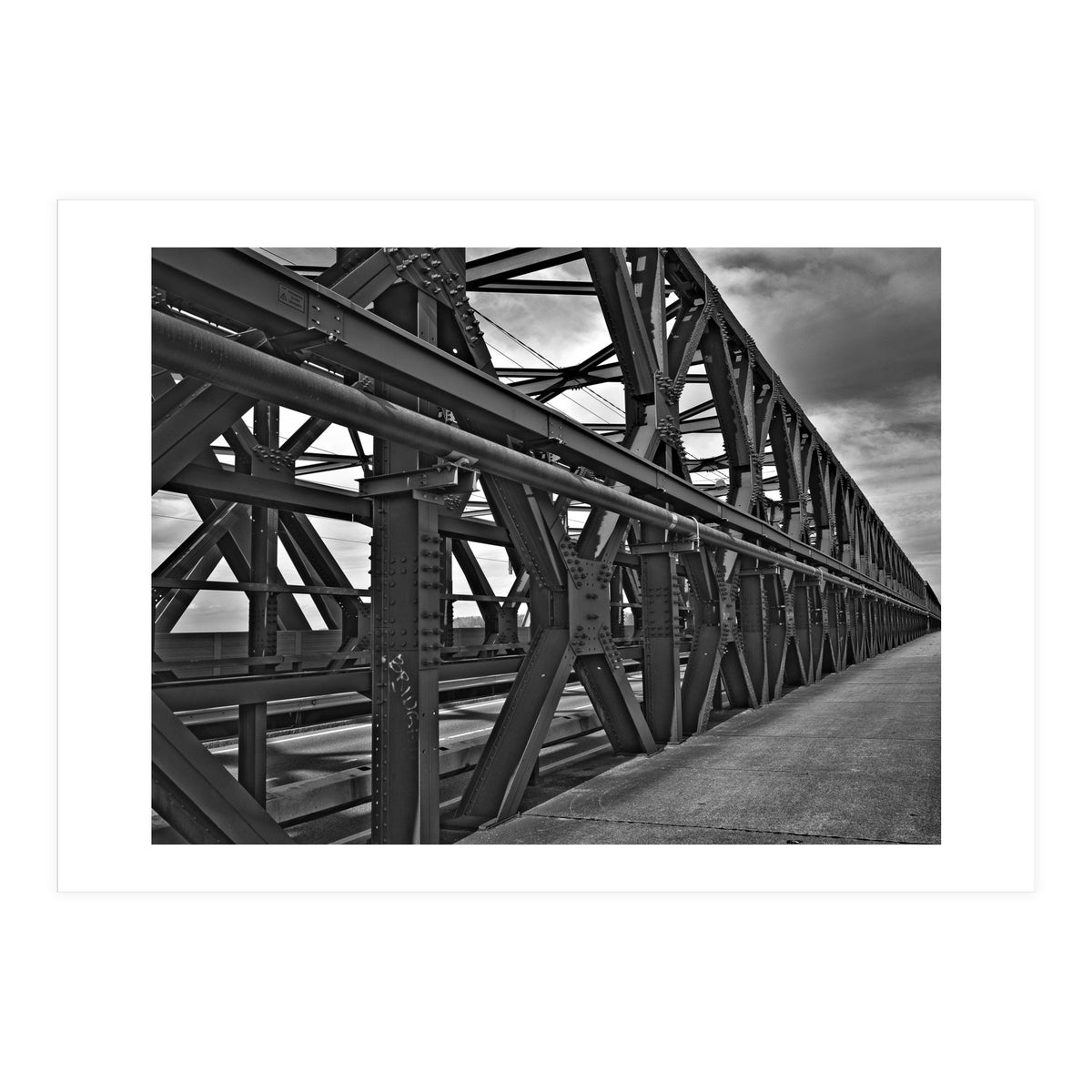 Steel road bridge (Print Only)