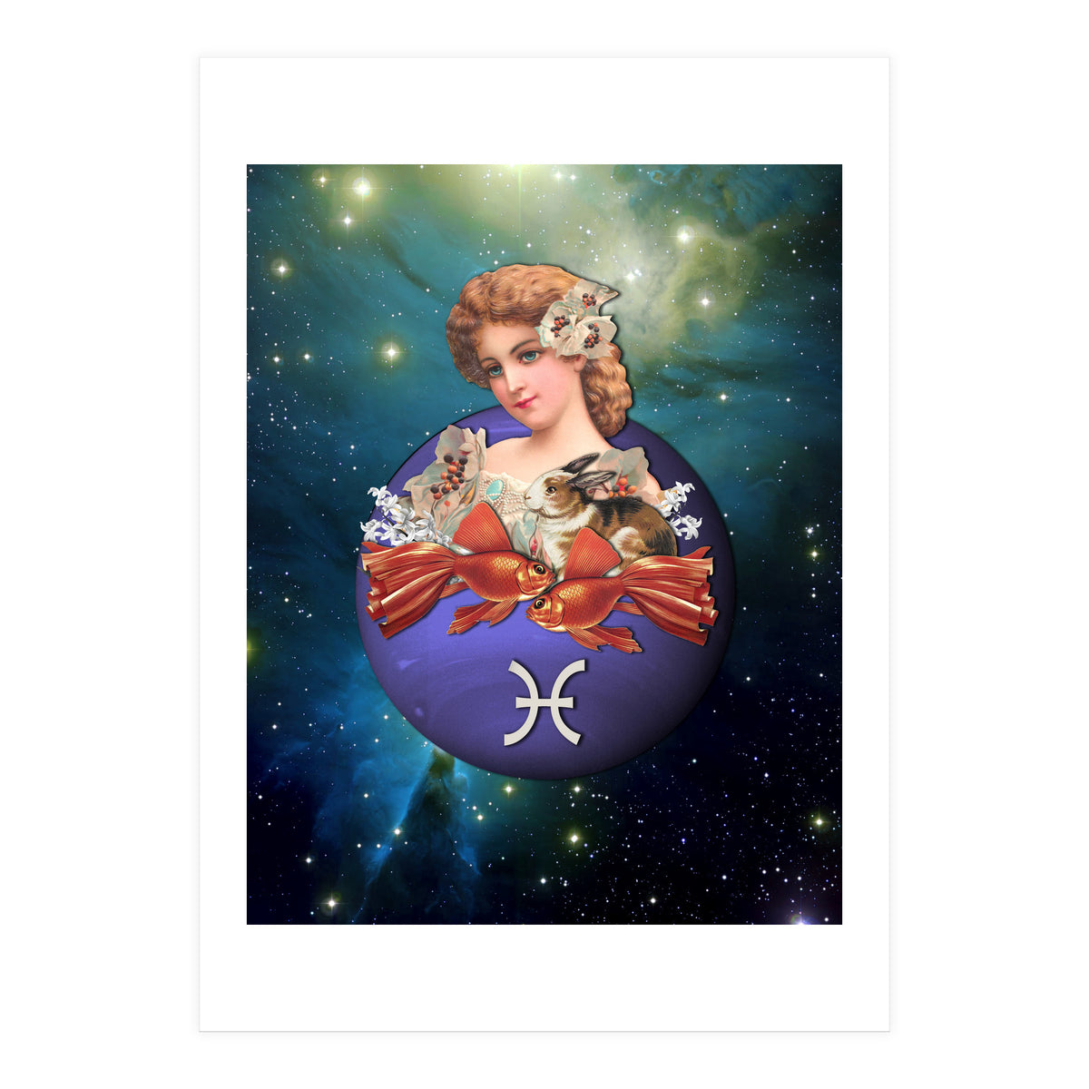 Pisces Zodiac Sign (Print Only)
