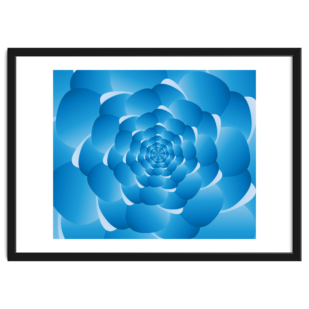 Sky Cloud Spiral Blue Spiral