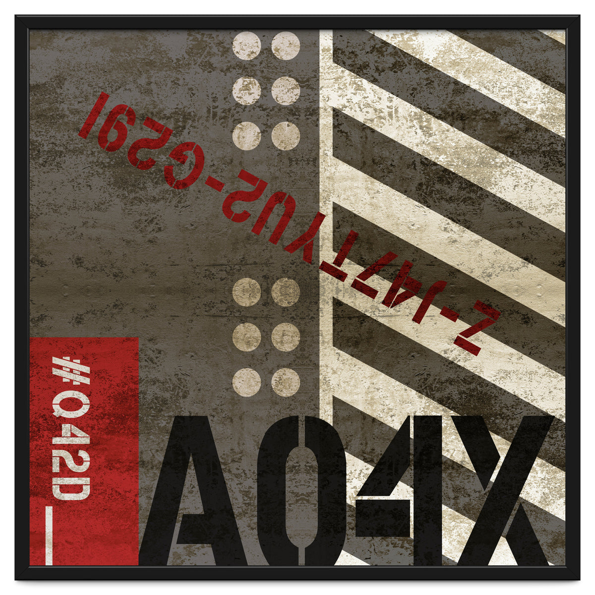 Abstract Industrial Grey Stripes