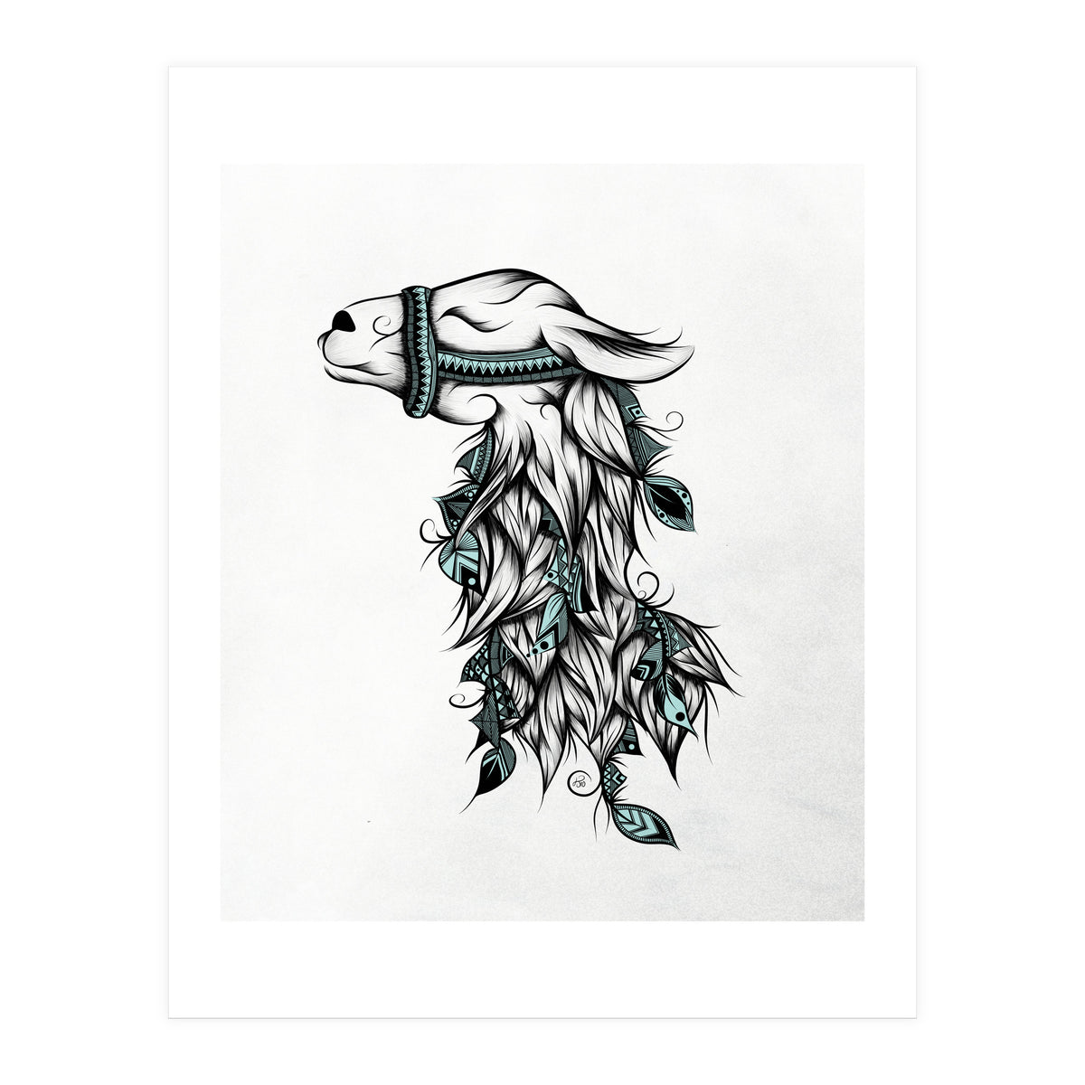 Poetic Llama (Print Only)