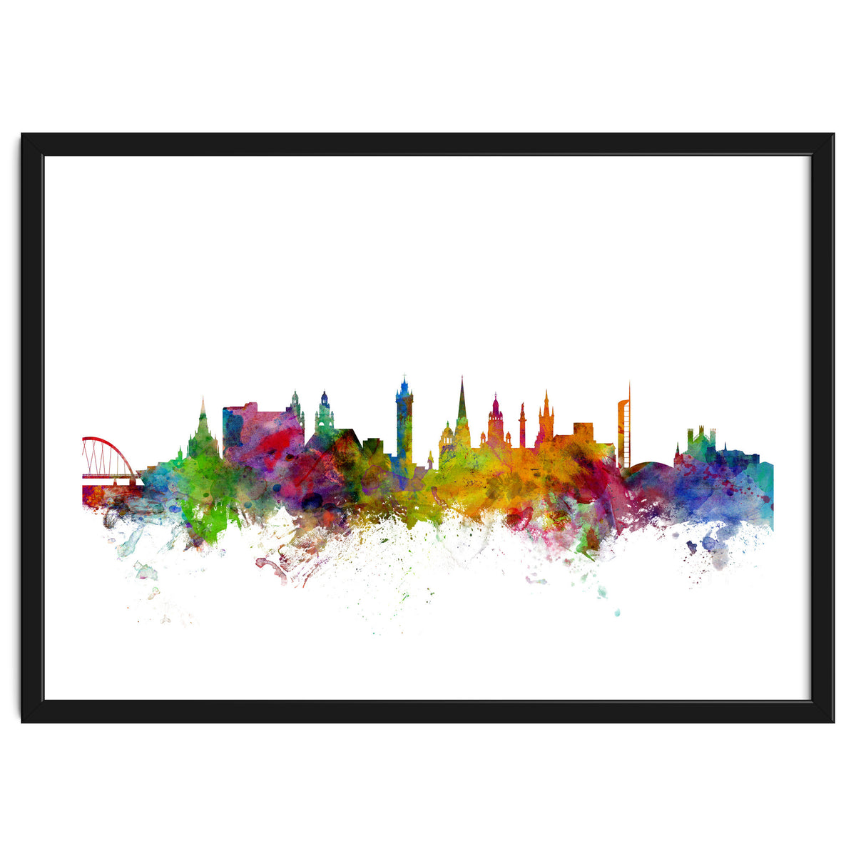 Glasgow Scotland Skyline