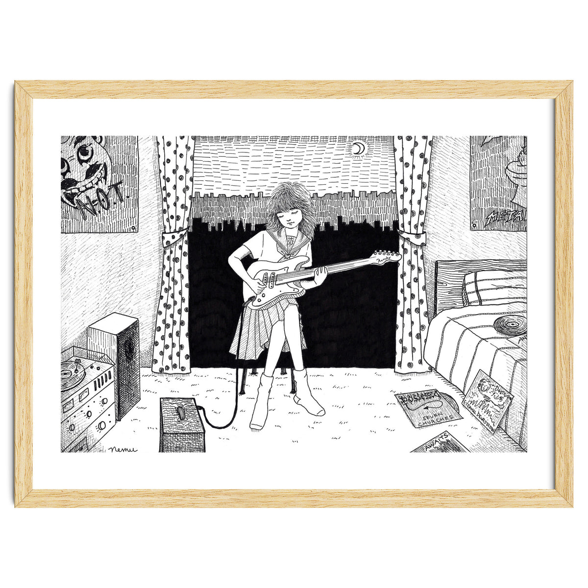 Teenager's Room In The 80's