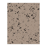 Black Paint Splatter on Dark Beige Background (Print Only) thumbnail