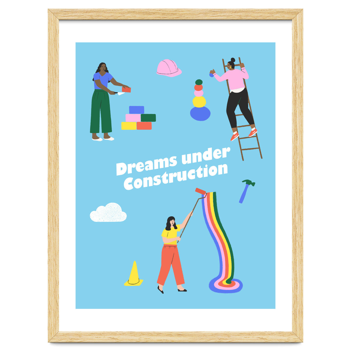 Dreams Under Construction Blue