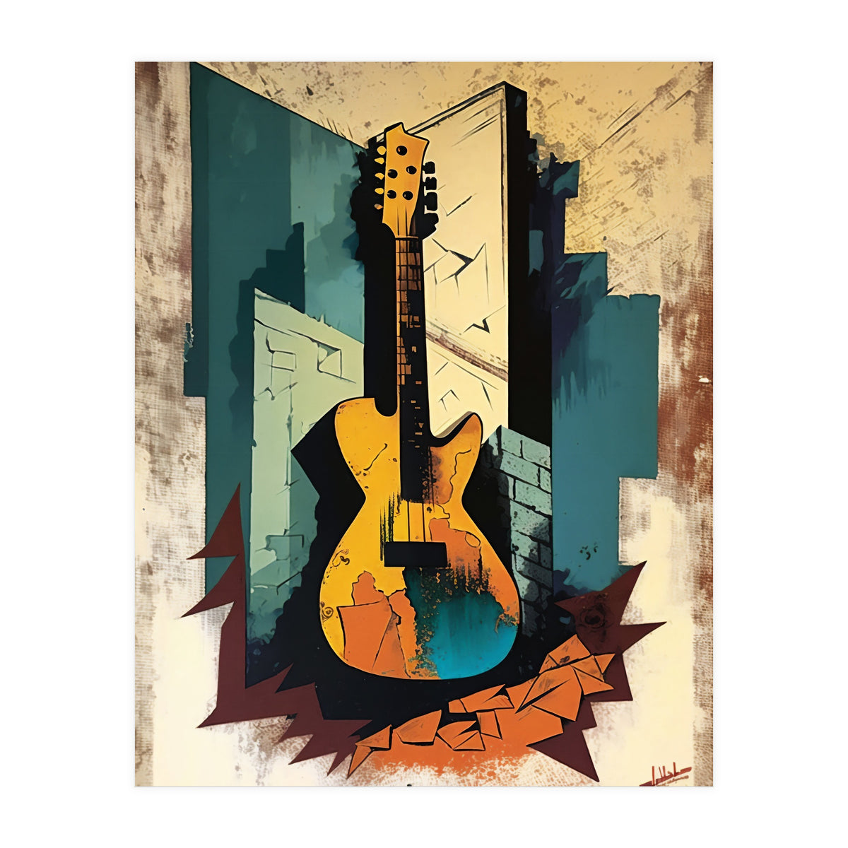Guitar (Print Only)