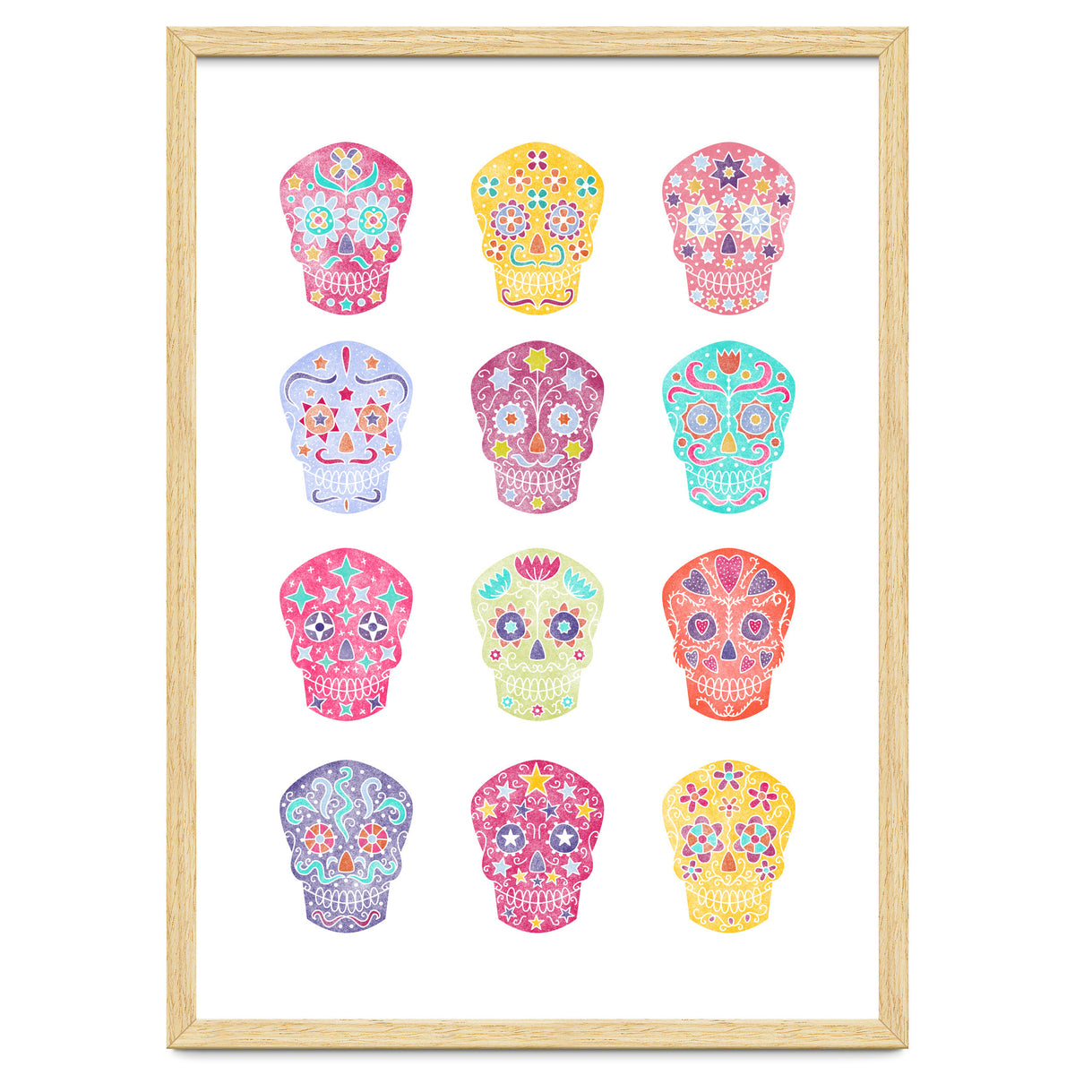 Watercolour Sugar Skulls