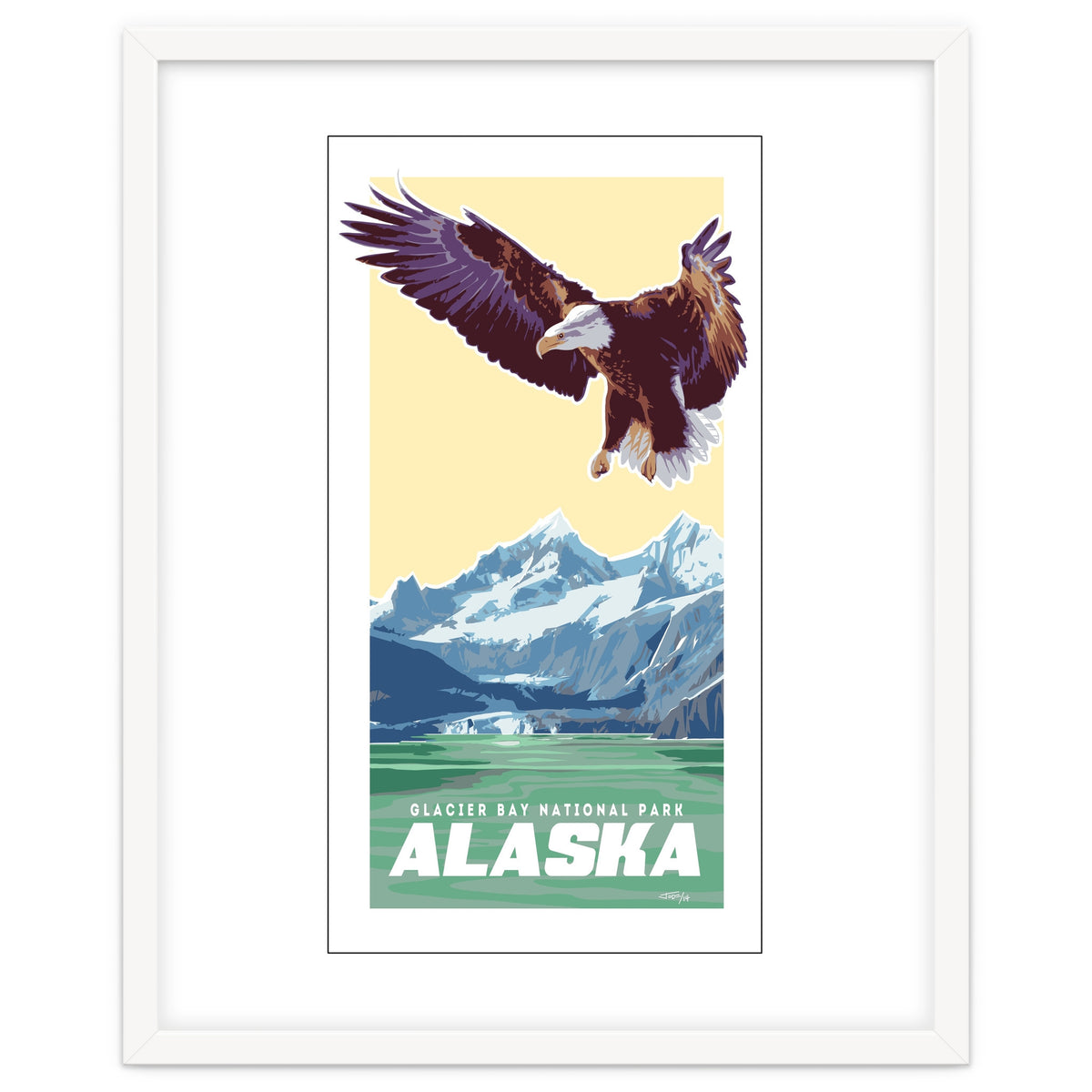 Alaskan Eagle Poster