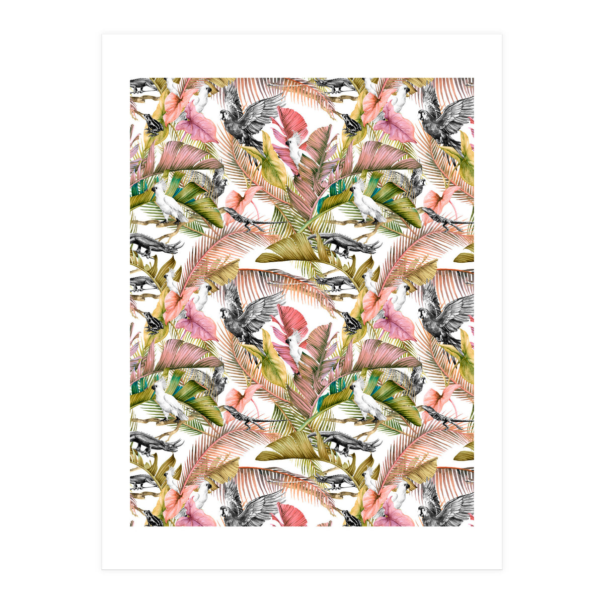 Paradise in the pink jungle (Print Only)
