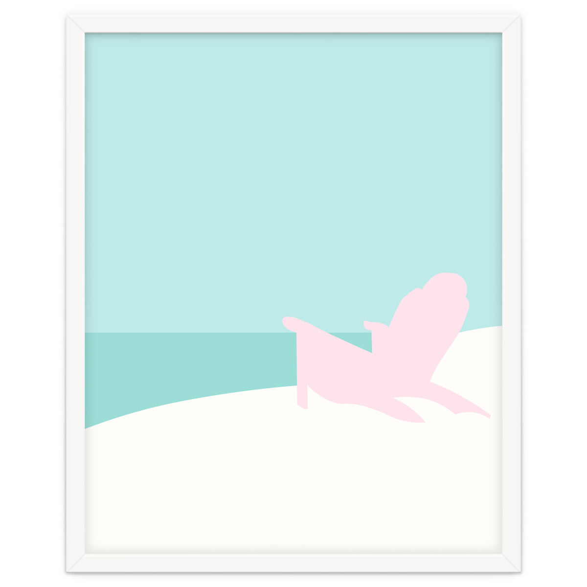 Minimal Beach Chair - Turquoise Coast
